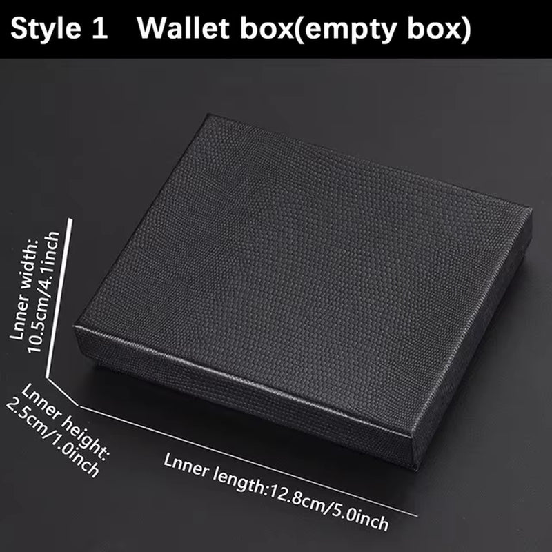 New Custom Wallets Men High Quality PU Leather Engraved Name Wallets Men Short Purse Personality Wallet Luxury Fathers Day Gift