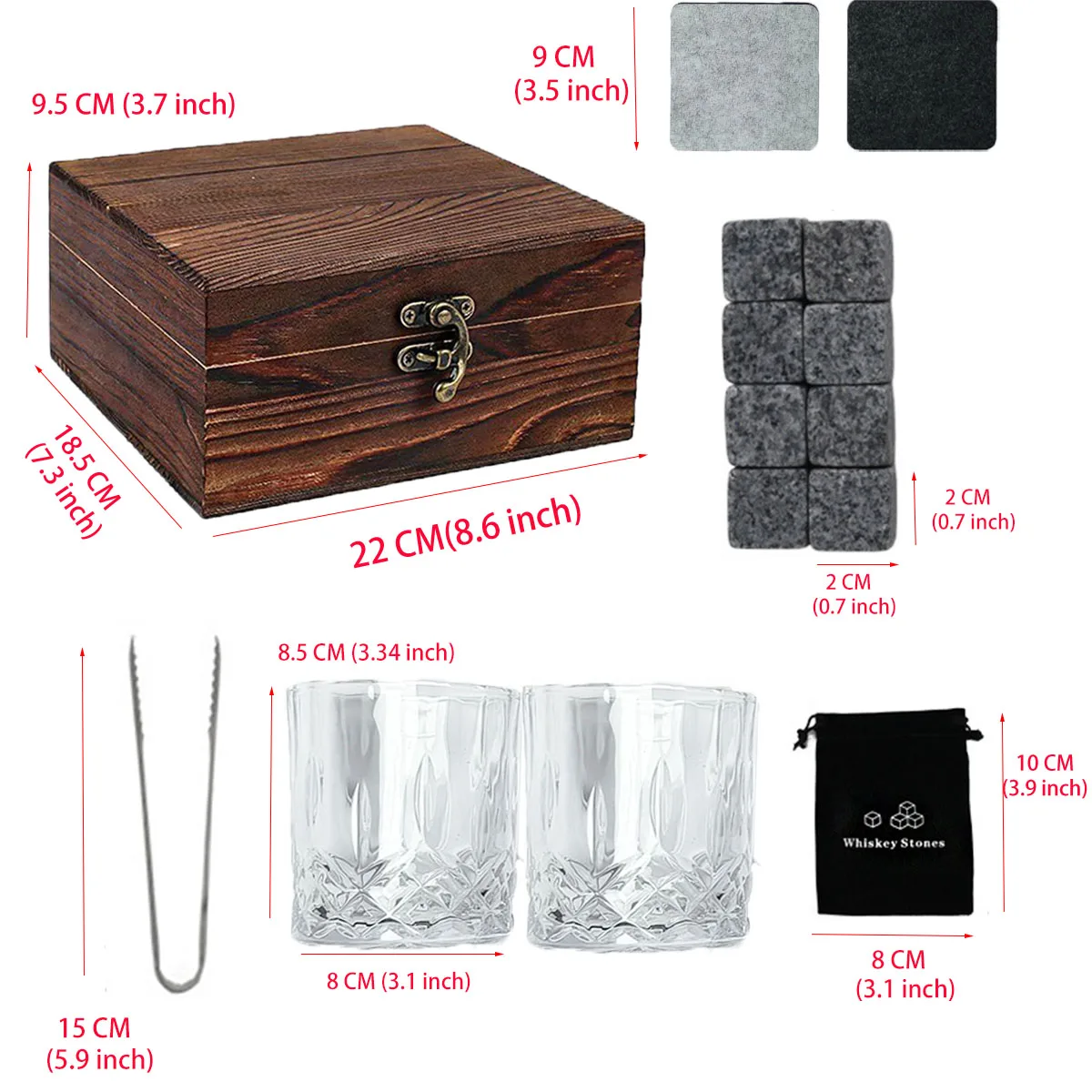Whiskey Ice Stone Box