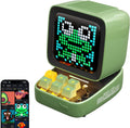 Ditoo Pro Retro Pixel Art Game Bluetooth Speaker with 16X16 LED App Controlled Front Screen (Green)
