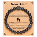 Fathers Day Gifts Stretch Bracelet Natural Stone Beaded Bracelet Lava Rock Bracelet Birthday Fathers Day Christmas Gifts for Men