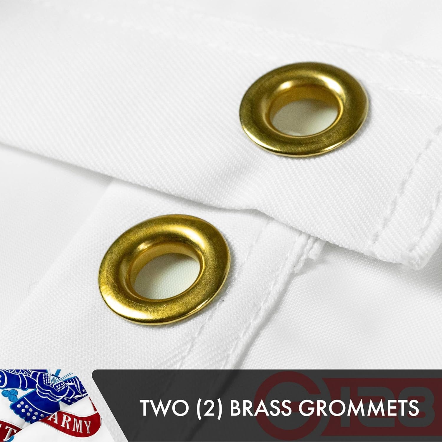 US Army Flag | 3X5 Ft | Double Toughweave Series Double Sided Embroidered 210D Polyester | Military Flag, Embroidered Design, Indoor/Outdoor, Brass Grommets, Heavy Duty, 3-Ply