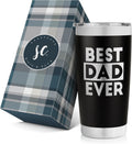Best Dad Ever Tumbler - Travel Coffee Travel Mug, 20 Oz - Fathers Day Coffee Cup, Cool Gifts for Dad, Insulated Tumbler